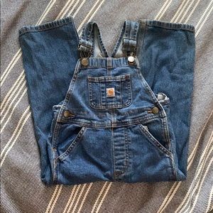 Carharrt denim overalls